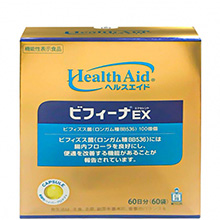 Bột men vi sinh sống hỗ trợ tiêu hóa đại tràng HealthAid Bifina EX Gold cao cấp Nhật Bản (Hộp 60 gói)