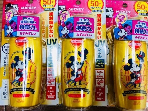Kem Chống Nắng KOSE Suncut Hiệu Disney Mickey SPF 50+PA++++ Nhật Bản 100g
