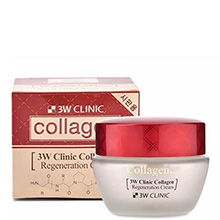 Kem Dưỡng Da 3W Clinic Collagen Regeneration Cream 60ml Hàn Quốc (Màu đỏ)
