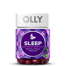 Kẹo dẻo hỗ trợ ngủ ngon Olly Sleep Blackberry Zen Mỹ 50 viên