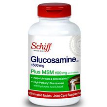 Viên bổ khớp Glucosamine 1500mg Plus MSM Schiff hộp 150 viên Mỹ