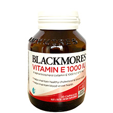 Viên uống Blackmores Vitamin E 1000IU của Úc - Bổ sung vitamin E tự nhiên