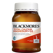 Viên uống bổ xương khớp Blackmores Total Calcium & Magnesium + D3 200 viên Úc