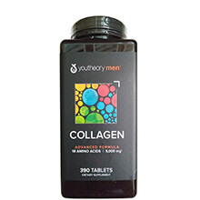 Viên Uống Collagen Type 1 2 3 Cho Nam Youtheory Men's Mỹ 390 Viên