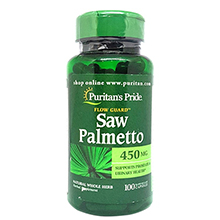 Viên uống hỗ trợ đường tiết niệu và tuyến tiền liệt Puritan’s Pride Saw Palmetto 450 mg Mỹ 100 viên